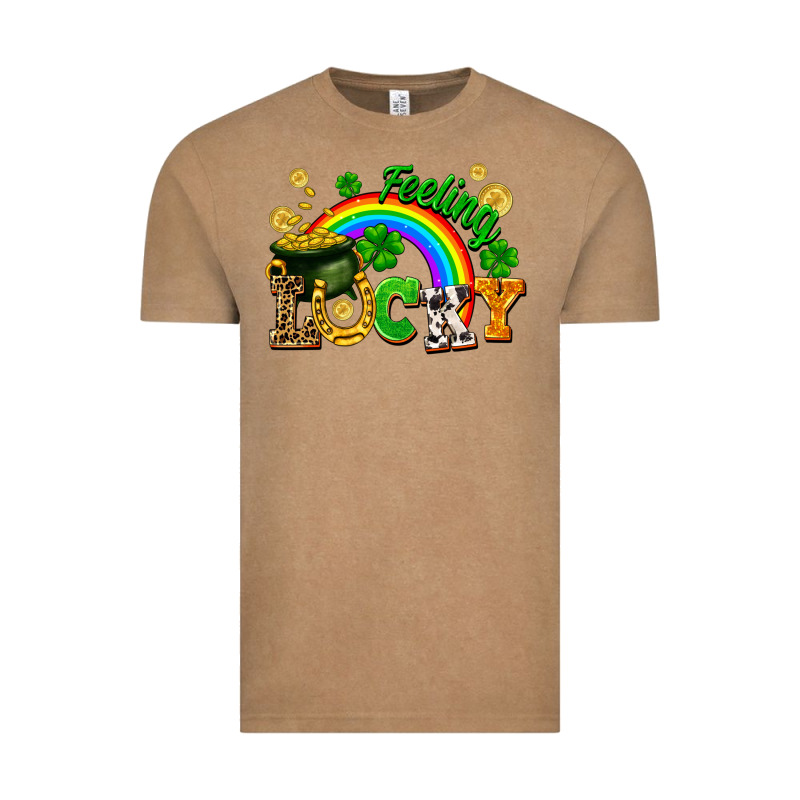Feeling Lucky Vintage Tee by FaDigitalArtStudio | Teevron