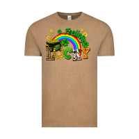 Vintage Coffee feeling lucky Vintage Tee - FaDigitalArtStudio