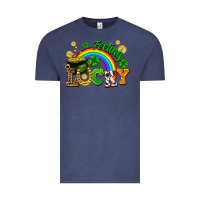 Vintage Denim feeling lucky Vintage Tee - FaDigitalArtStudio