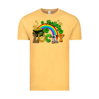 Vintage Mustard feeling lucky Vintage Tee - FaDigitalArtStudio