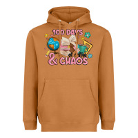 Meerkat 100 days of coffe and chaos Heavyweight Hoodie - MaliasSmallBusiness