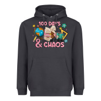 Smoke 100 days of coffe and chaos Heavyweight Hoodie - MaliasSmallBusiness