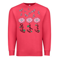 Cardinal faith hope love Premium Sweatshirt - MaliasSmallBusiness