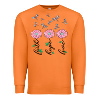Carrot faith hope love Premium Sweatshirt - MaliasSmallBusiness