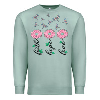 Seafoam faith hope love Premium Sweatshirt - MaliasSmallBusiness