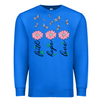 True Royal faith hope love Premium Sweatshirt - MaliasSmallBusiness