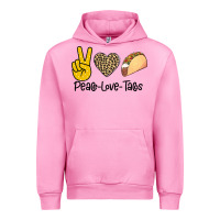 Fuchsia Pink Peare Love Tacos Urban Hoodie - Bettercallsaul