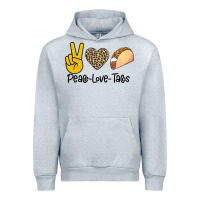 Heather Grey Peare Love Tacos Urban Hoodie - Bettercallsaul