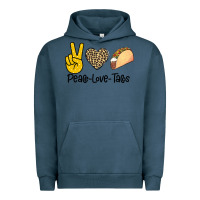Pigment Midnight Navy Peare Love Tacos Urban Hoodie - Bettercallsaul