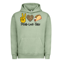 Pigment Oil Green Peare Love Tacos Urban Hoodie - Bettercallsaul