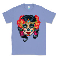 Colony Blue sugar skull Classic Tee - BundleAndBundleShop