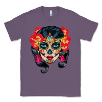 Lavender sugar skull Classic Tee - BundleAndBundleShop