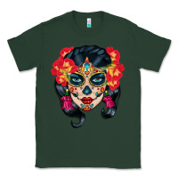 Sports Green sugar skull Classic Tee - BundleAndBundleShop