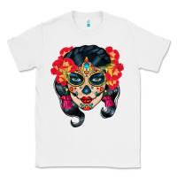 White sugar skull Classic Tee - BundleAndBundleShop