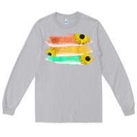 Moon Dust Colored Triple Sunflower Brush Strokes Long Sleeve Tee - Bettercallsaul