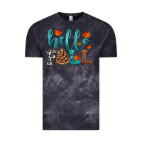 Cloud Black hello fall Vintage Tee - HRA Design Shop