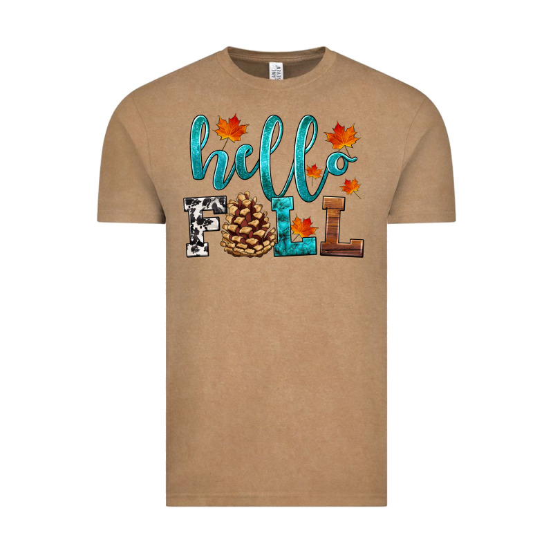 Hello Fall Vintage Tee by HRA Design Shop | Teevron