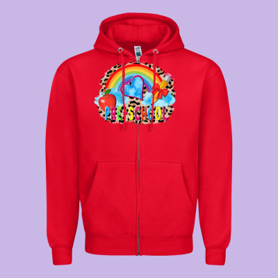 Back To School Pre School 3200x2400 Zipper Hoodie Designed By Adodesignshop