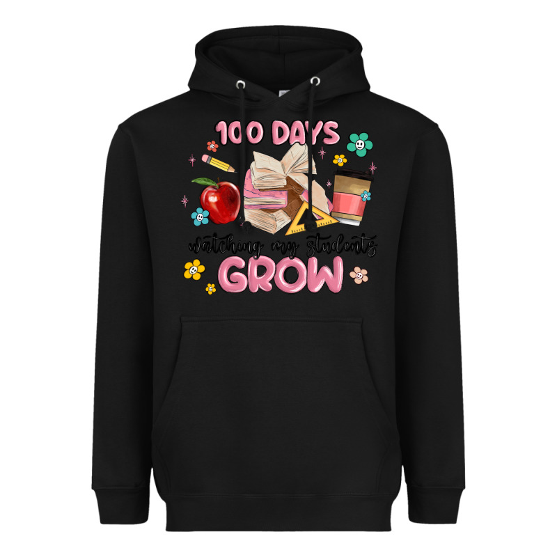 100 Days Of Watching My Students Grow Heavyweight Hoodie by MaliasSmallBusiness | Teevron
