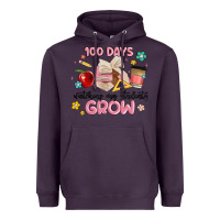 Plum 100 days of watching my students grow Heavyweight Hoodie - MaliasSmallBusiness