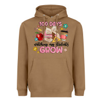 Toasted Coconut 100 days of watching my students grow Heavyweight Hoodie - MaliasSmallBusiness
