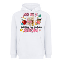 White 100 days of watching my students grow Heavyweight Hoodie - MaliasSmallBusiness