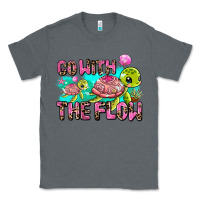 Charcoal Heather go with the flow Classic Tee - AdoDesignShop