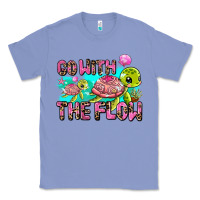 Colony Blue go with the flow Classic Tee - AdoDesignShop