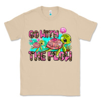 Mushroom go with the flow Classic Tee - AdoDesignShop