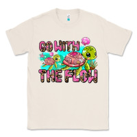 Natural go with the flow Classic Tee - AdoDesignShop