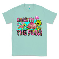 Seafoam go with the flow Classic Tee - AdoDesignShop