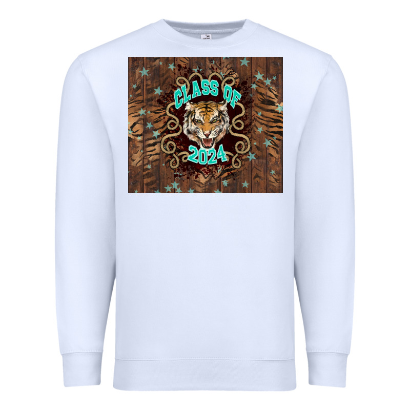 Class Of 2024 Tiger Premium Sweatshirt by NancyCooperArtShop | Teevron