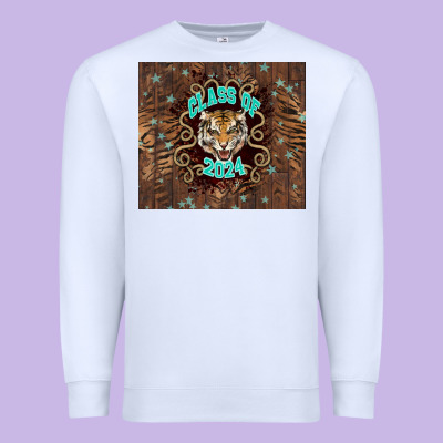 Class Of 2024 Tiger Premium Sweatshirt Designed By Nancycooperartshop