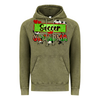 Vintage Olive soccer grandma with leopard Vintage Hoodie - Zillion Design Studio