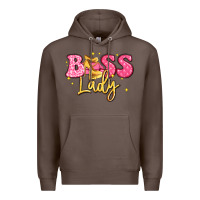 Coffee boss lady Premium Hoodie - LillyAllenDesigns