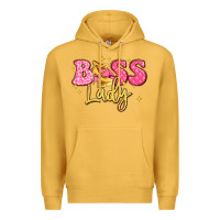 Mustard boss lady Premium Hoodie - LillyAllenDesigns