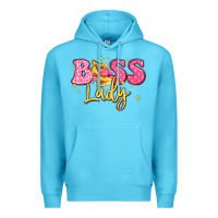 Ocean Blue boss lady Premium Hoodie - LillyAllenDesigns