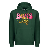 Sports Green boss lady Premium Hoodie - LillyAllenDesigns