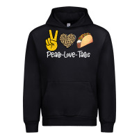 Black Peace Love Tacos Urban Hoodie - Bettercallsaul