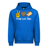 Cobalt Peace Love Tacos Urban Hoodie - Bettercallsaul