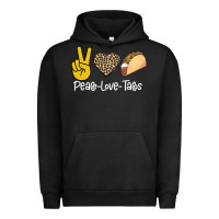 Pigment Black Peace Love Tacos Urban Hoodie - Bettercallsaul