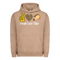 Pigment Burro Peace Love Tacos Urban Hoodie - Bettercallsaul
