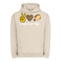 Pigment French Oak Peace Love Tacos Urban Hoodie - Bettercallsaul