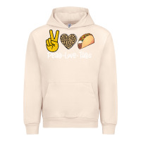 Sandshell Peace Love Tacos Urban Hoodie - Bettercallsaul