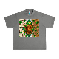 Tornado St. Patrick's Day Highland cow Urban Heavy Tee - Neo Western