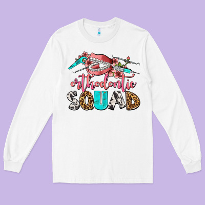 Orthodontic Squad Long Sleeve Tee Designed By Adodesignshop
