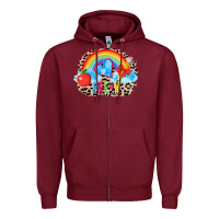 Burgundy back to school pre k 3200x2400 Zipper Hoodie - AdoDesignShop