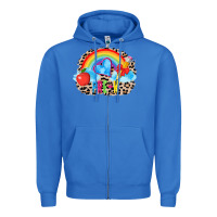True Royal back to school pre k 3200x2400 Zipper Hoodie - AdoDesignShop