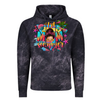 Cloud Black hot mom summer with messy bun Vintage Hoodie - texasbilliewilder