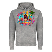 Cloud Rock hot mom summer with messy bun Vintage Hoodie - texasbilliewilder